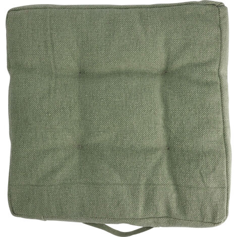Sitzkissen, gesteppt, Baumwolle, Klettverschluss, 40 x 40 cm