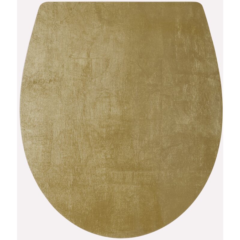 SITZPLATZ® WC-Sitz mit Absenkautomatik, Dekor Golden Touch, abnehmbar