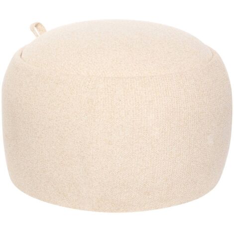 Sitzsack Coffre Elior 60x40cm Creme - Atmosphera créateur d'intérieur
