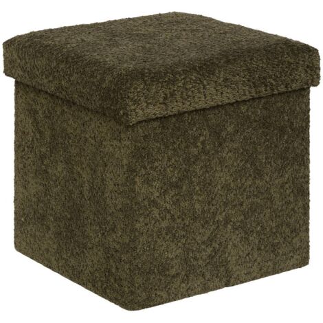Sitzsack Faltbar Truhe Soana Khaki 38x38cm - Atmosphera créateur d'intérieur
