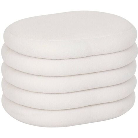 Sitzsack Guilia Weiß 59x45cm - Atmosphera créateur d'intérieur