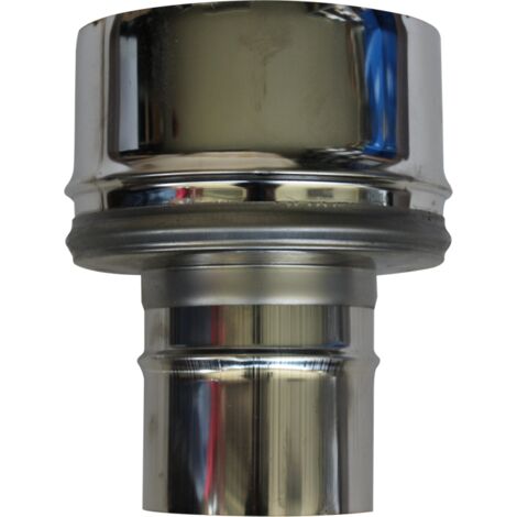 Sivac – Raccord fumisterie simple paroi double paroi mâle – Diamètre intérieur 150mm – Diamètre extérieur 200mm – Connexion efficace ventilation