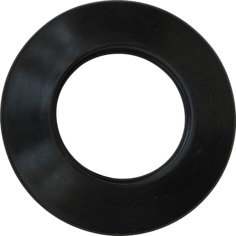 Sivac – Rosace silicone noire 100mm – Cache tuyau décoratif pour tuyauterie – Pour espaces confinés – Installation facile