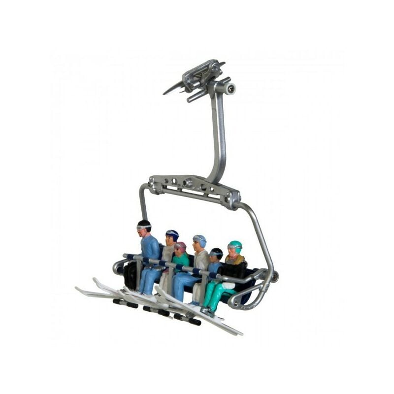 Six skieurs assis Mon Village