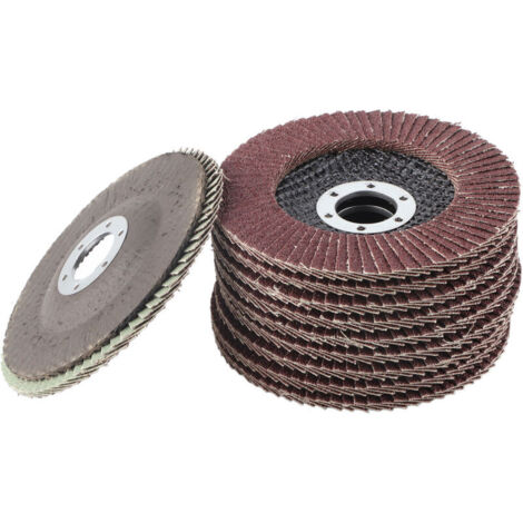 SJLERST 10 Stück Bosch Zubehör Lamellenschale X431 Standard für Metall 125 x 23 mm Körnung 80