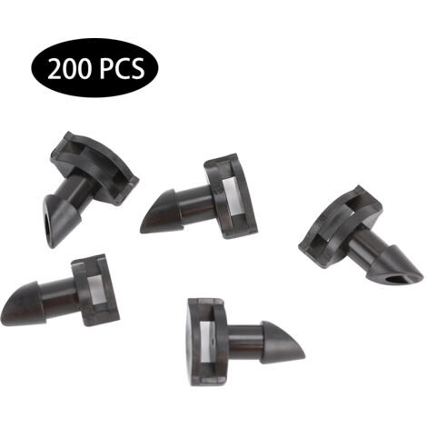 SJLERST 200 Pcs 360 Degrés Pulvérisateur Irrigation Goutte À Goutte Atomisation Réfractive Buse Pulvérisateur pour Jardin