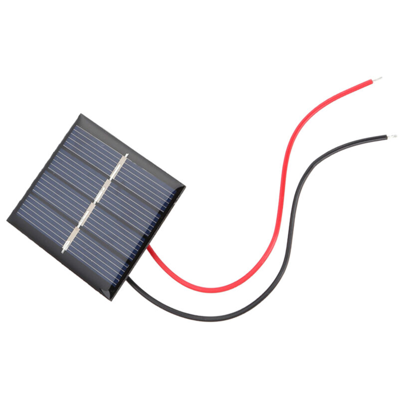 Sjlerst - 2Pcs 0.36W 2V Mini Polycrystalline Solar Panels diy Battery Charger Module Clip Kit pour projets scientifiques