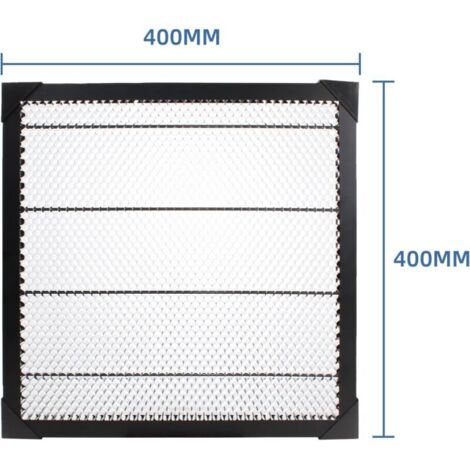 SJLERST 400x400mm Waben-Laserarbeitstisch mit Messsystem für CO2-/Dioden-/Faser-Graviermaschinen, kompatibel mit Graviermaschinen