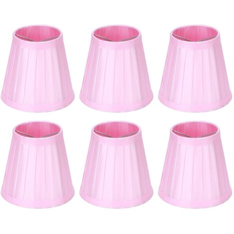 SJLERST 6 pièces Simple moderne suspension abat-jour couverture tissu applique murale abat-jour pour la décoration intérieure