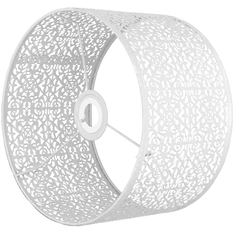 Abat-jour Moderne Style Simple Creusé Conception Lumière Couverture Décoration de La Maison pour E14 E27 Ampoules (blanc) Abat-jour