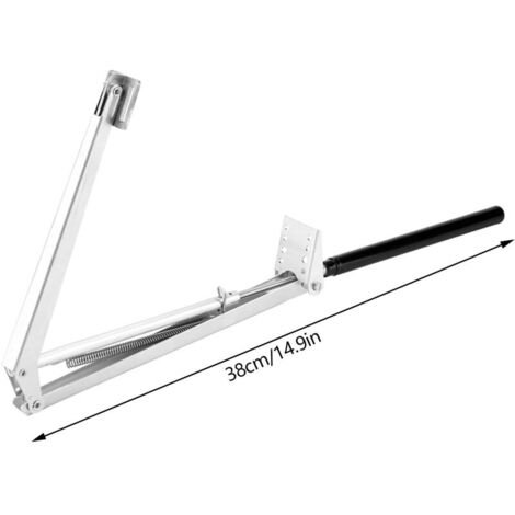 SJLERST Aprifinestre automatiche per serre, 2 pezzi, aprifinestre automatiche a doppia molla con controllo della temperatura per serre e casette da giardino, forza di sollevamento 15 kg