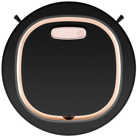 Sjlerst – Aspirateur robot sans fil 1200 mAh – Aspiration autonome pour sols durs et tapis – Niveau sonore 55 dB – Charge USB rapide