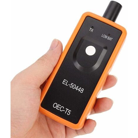 SJLERST Auto Tire Pressure Monitor Sensor with Universal Car TPMS Reset Relearn Activation Tool, Ensure Optimal Tire Pressure and Performance