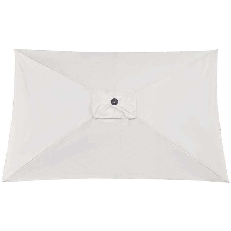 SNQ - Auvent de Remplacement pour Parasol de Terrasse Toile de rechange pour parasol d'extérieur Épais et résistant pour extérieur Blanc