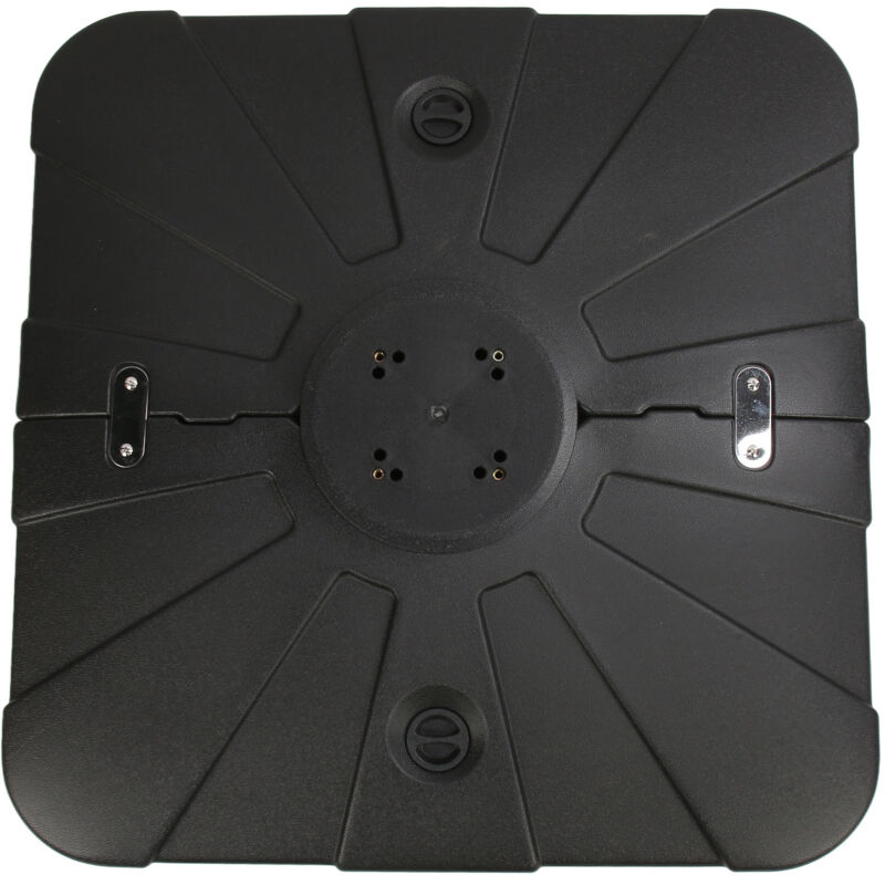 Sjlerst - Base de Parasol, Matériau hdpe, Stable et, pour Parasols de Terrasse, avec roulettes, pour Jardin, Protection Contre l'eau et Le Sable