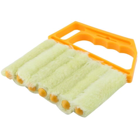 SJLERST Brosse pour store vénitien à lamelles - Lavable et facile d'utilisation pour Store Vénitien à Lamelles,des Climatiseurs Verticaux