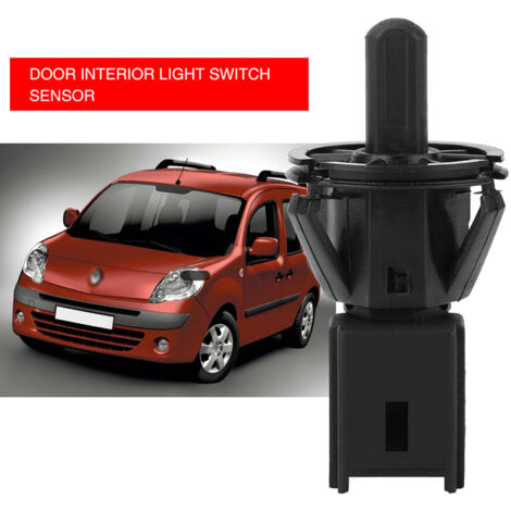 SJLERST Capteur de Commutation d'Eclairage, Capteur de Commutateur d'Eclairage Intérieur de Porte de Voiture pour Renault Lampe d'Intérieur Noir 7700427640