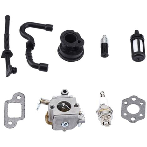SJLERST Carburateur pour STIHL MS170 MS180 017 018 Carburateur pour STIHL MS170 MS180 017 018 Pièces de tronçonneuse tondeuse à gazon Carburateur