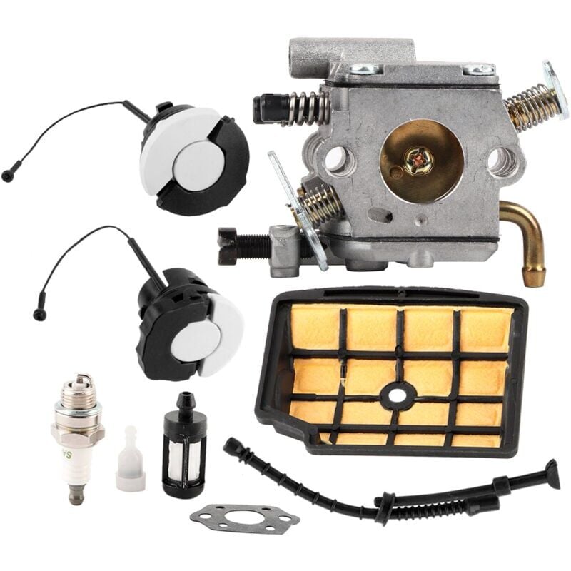 SNQ - carburateur stihl ms200t,Carburateur, 11291200653 Carb Kit de carburateur de replacement pour carburateur de rechange replacement pour MS200 /