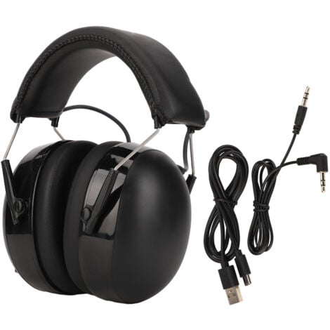 SJLERST Casque de Protection auditive Bluetooth 5.0, antibruit, casque électronique multifonctionnel, protège-oreilles pour la tonte