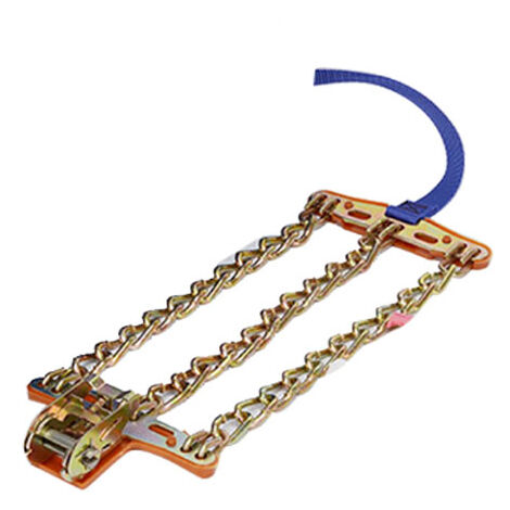 SJLERST Chaînes à Neige pour Voitures, chaînes de sécurité antidérapantes pour pneus de Neige d'hiver, chaînes de sécurité pour Voiture/SUV/Camion,1pc
