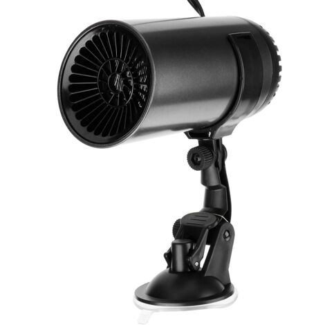 Sjlerst – Chauffage de voiture 150W 12V – Ventilateur dégivreur 2 en 1 – Dégivrage rapide et désembuage – Installation facile avec ventouse