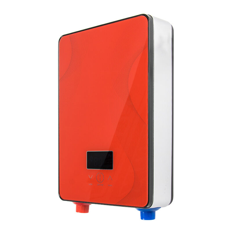 Sjlerst - Chauffe-eau instantané Réchauffeur d'eau chaude sans réservoir 220V 6500W pour la douche de salle de bains à la maison avec la tête de