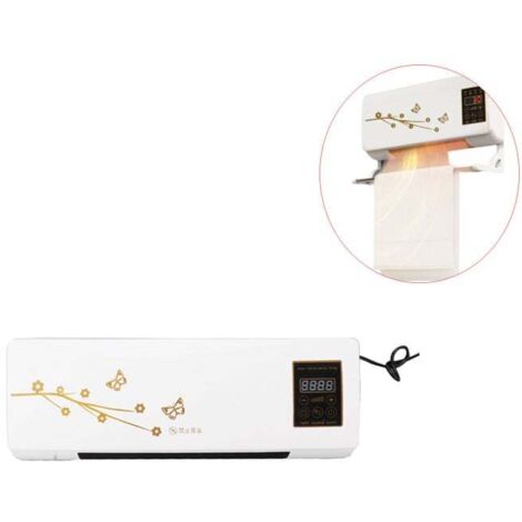 Sjlerst – Climatiseur portable mural 220V – Refroidissement et chauffage céramique PTC – Écran tactile et télécommande – Faible bruit pour bureaux et salles