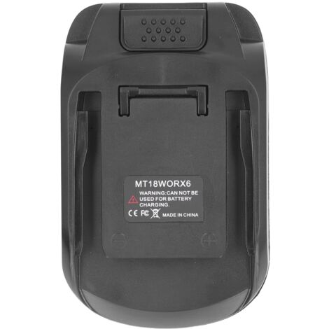SJLERST Convertisseur de batterie pour outil électrique ABS, adaptateur de batterie de remplacement à 6 broches pour 18V BL1815 BL1820 BL1830 BL1840 BL1850 BL1860