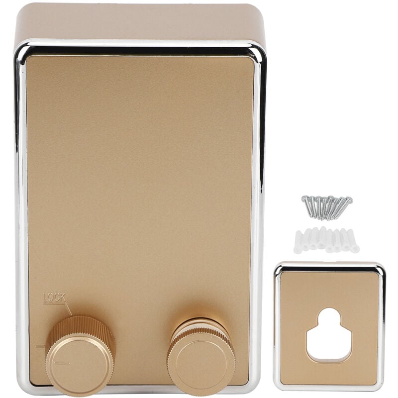 Sjlerst - Corde à linge rétractable inox murale doré durable