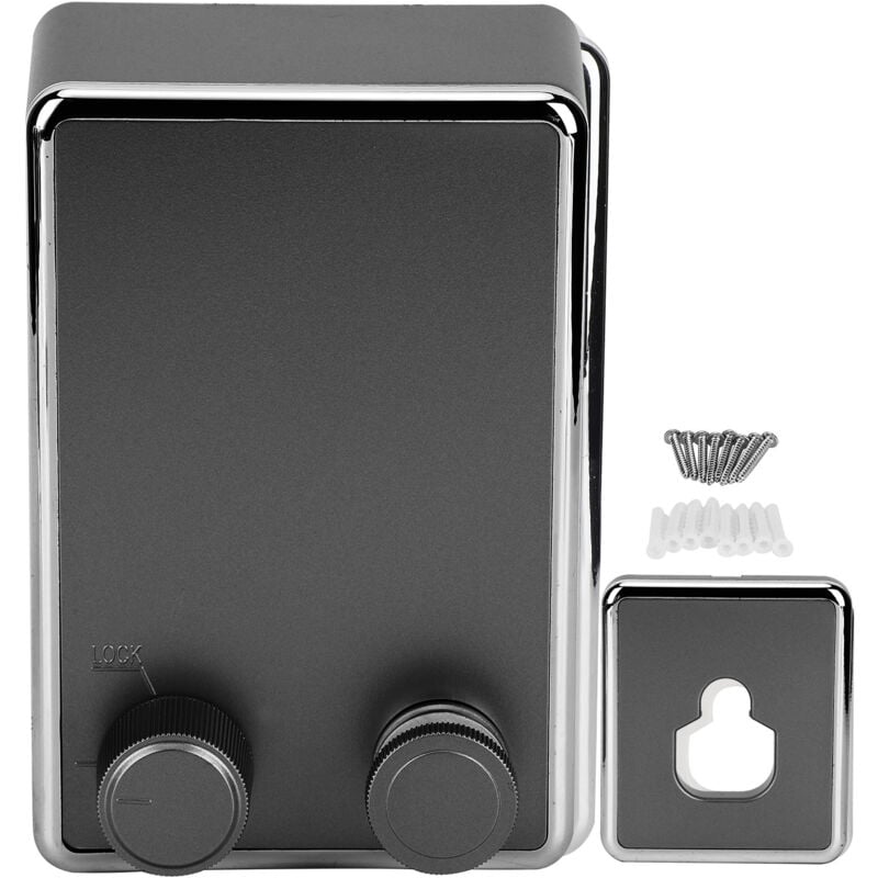 Sjlerst - Corde à linge rétractable inox murale noir robuste