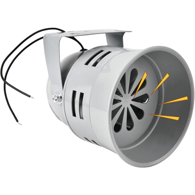 SJLERST Corne d'alarme de Moteur, sirène de sirène de sécurité de prévention d'incendie d'alarme à Moteur électrique Industriel électrique 40W
