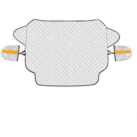 SJLERST Couverture Pare-Brise Voiture Couverture Magnétique  Bache Pare Brise Voiture - Protection hivernale Protège Contre Vent Neige Poussière Givre Soleil - avec Aimant