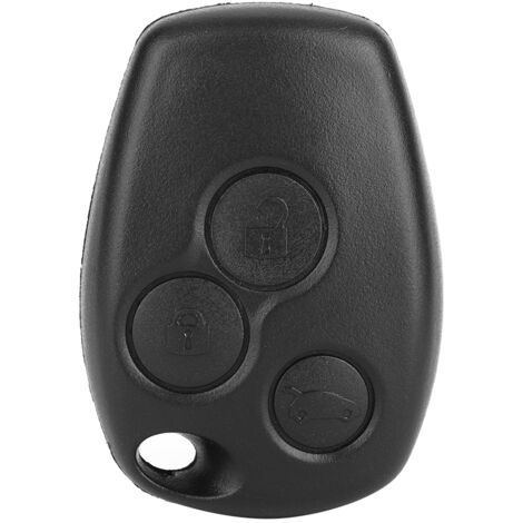SJLERST Custodia a guscio per chiave remota per auto a 3 pulsanti adatta per Renault Logan Sandero Clio Fluence Vivaro Master