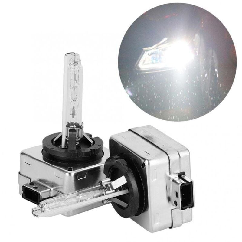 Sjlerst - D1S 35W Xénon Ampoule hid de hid kit de Conversion 6000K 12V Blanc Diamant + 300% Ultra clair Kit de conversion Bi hid Ampoule,2pcs