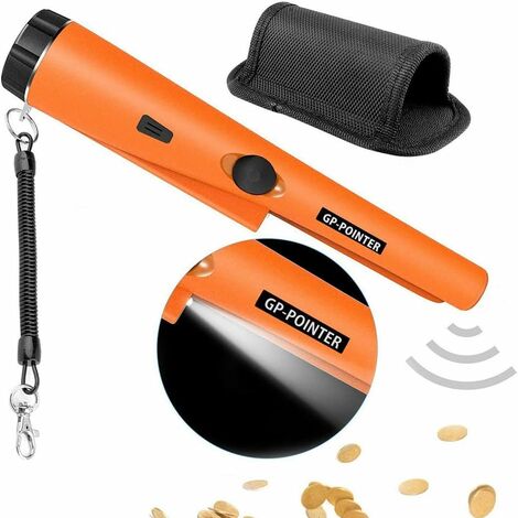 SJLERST Détecteur de métaux Portable Pointeur de métaux IP66 étanche Scan à 360 ° Chasse au trésor pour sécurité, vestiges, Bijoux