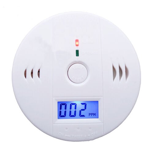 SJLERST Détecteur de monoxyde de carbone avec affichage LED / capteur Électronique, Détecteur d'alarme de monoxyde de carbone, 20000PPM