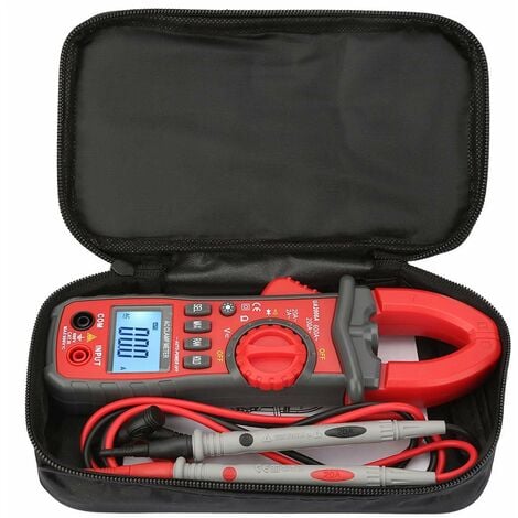 SJLERST Digital Clamp Multimeter,Clamp Meter Digitaler Stromzange Multimeter AC/DC-Widerstand Spannung Strom Widerstand Kapazitanz Frequenz Testen