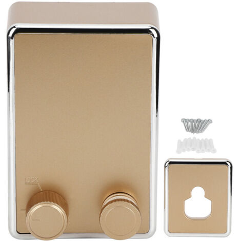 SJLERST Durable Gold Wall-Mounted Retractable Stainless Steel Clothesline