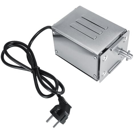 SJLERST Edelstahl Grillmotor für Grillspieß Drehspieß BBQ Rotisserie Motor Spanferkelgrill Motor Grill Zubehör 50-70KGF für Familienessen/Grillen im Freien/Hotelküchen, Langlebig(220V)