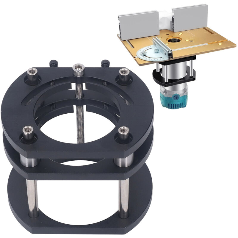 SJLERST Élévateur de Défonceuse, élévateur de Défonceuse Réglable en Hauteur avec Précision avec Manivelle pour Petites Machines à Tailler