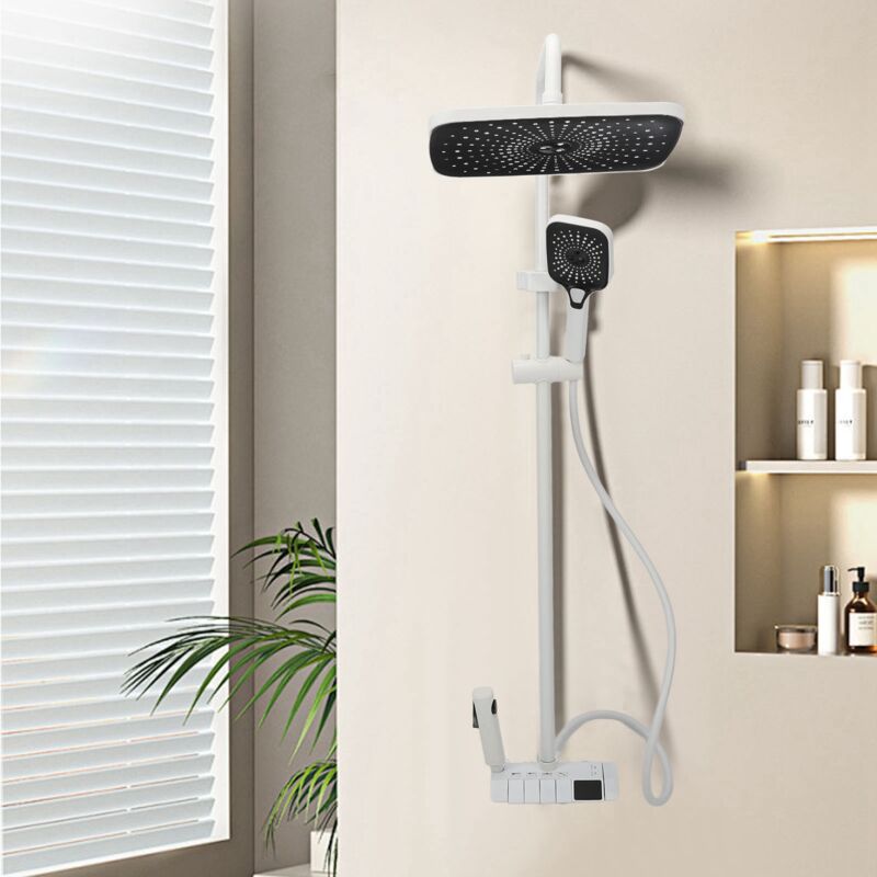 SJLERST Ensemble douche numérique pommeau mitigeur non US