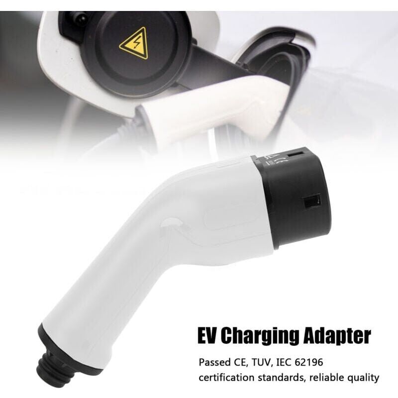 SNQ - ev + Prise de Câble de Charge pour Voiture Electrique Type 2 iec 62196, Prise de Remplacement de Câble Chargeur Voiture Electrique, 32A