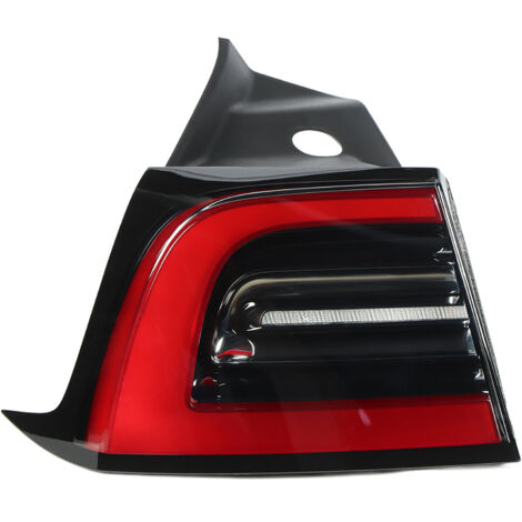 SJLERST Feu arrière extérieur de voiture 5 fils Style OEM Étanche Lampe de frein arrière Remplacement pour Tesla Modèle 3 Y 2020‑2022 feu de virage gauche