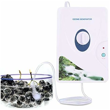 SJLERST Générateur d'ozone pour l'eau et la purification et l'air d'ozone Machine à oxygène Purificateurs d'eau,O3 stérilisateur de désinfection d'ozone avec minuterie numérique