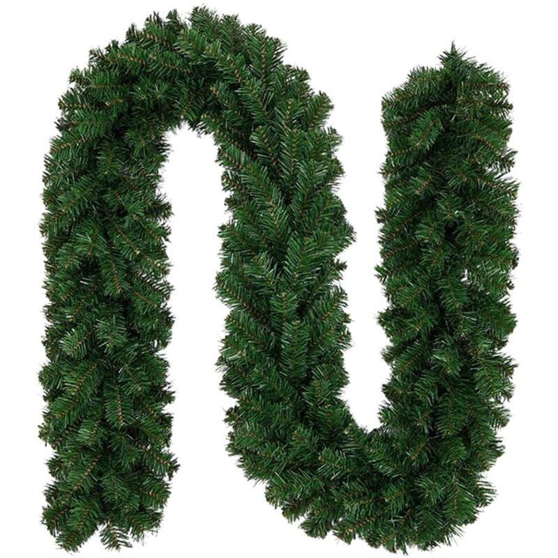 Sjlerst - Guirlande Sapin Noel Artificiel, couronnes de décoration de Noël décorations de Vacances intérieures et extérieures, Jardins, cheminées,