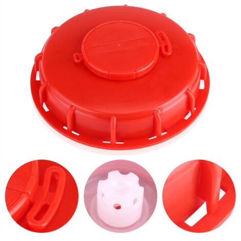 SJLERST IBC Bouchon de réservoir, Bouchon de réservoir Capuchon en plastique Capuchon de stockage de liquide Adaptateur 163 mm