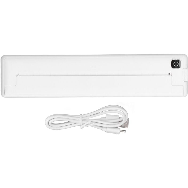 Sjlerst - Imprimante Thermique A4 200dpi Mini Imprimante Portable Imprimante Thermique Bluetooth Imprimante sans Encre Rechargeable 90 Feuilles