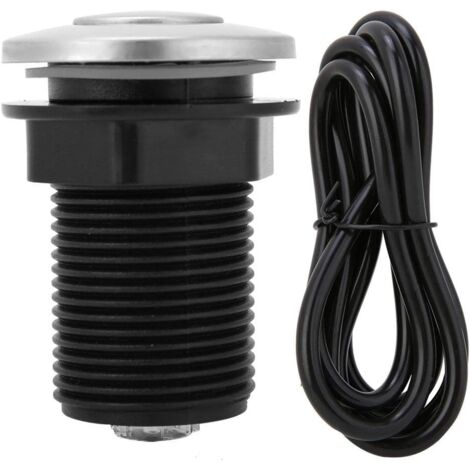 SJLERST Interrupteur à air indésirable interrupteur automatique bouton + kit tuyau pneumatique, 32mm