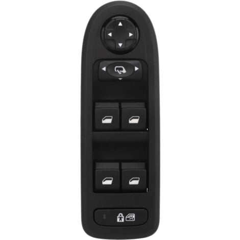SJLERST Interruttore alzacristallo elettrico 96631328XT Sostituzione pulsante principale finestra di controllo sensibile a risposta rapida per PEUGEOT 308 I 508